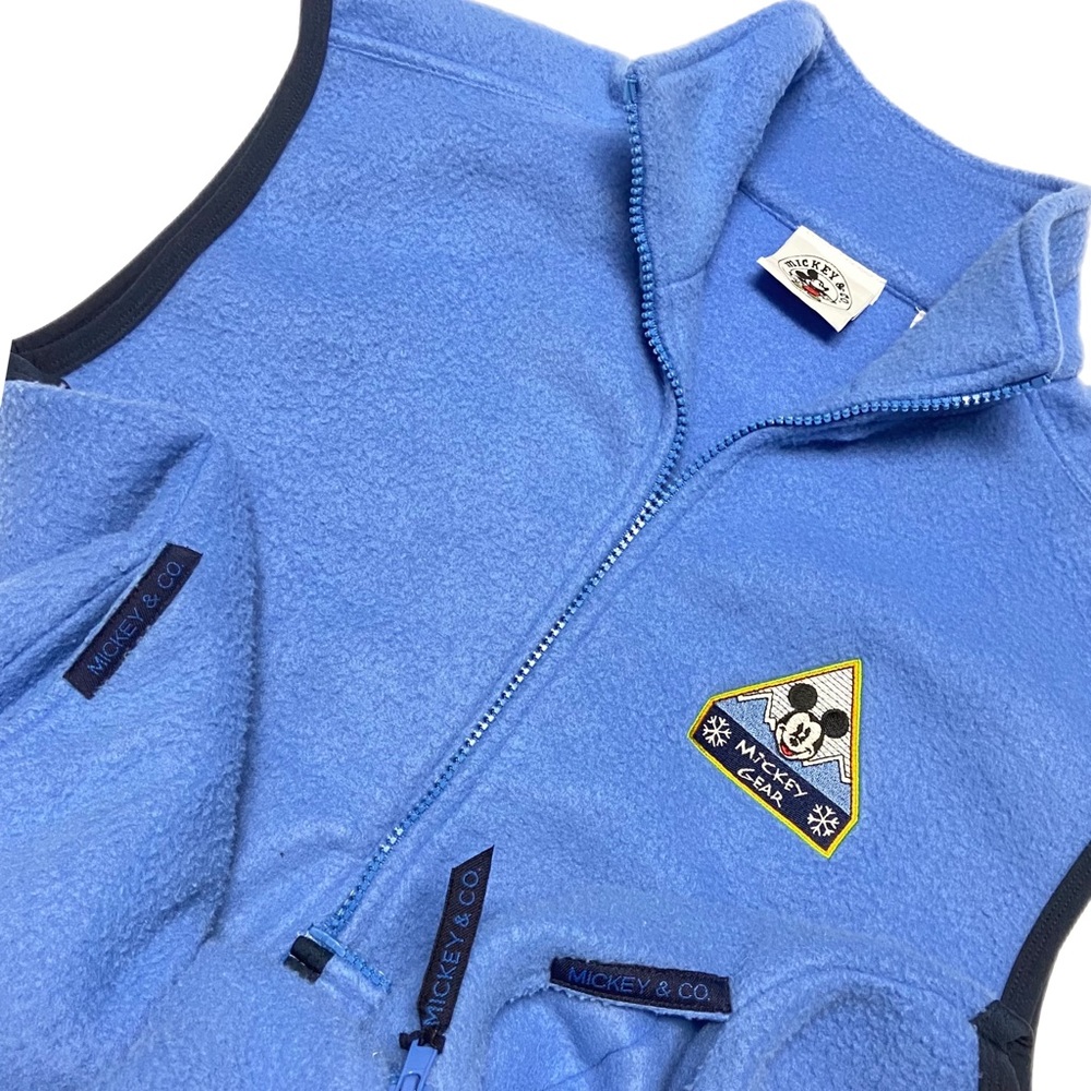 Vintage 90’s Disney World Mickey Fleece Vest Jacket